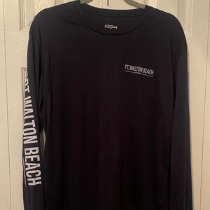 Navy Ft. Walton Beach Long Sleeve Tee
